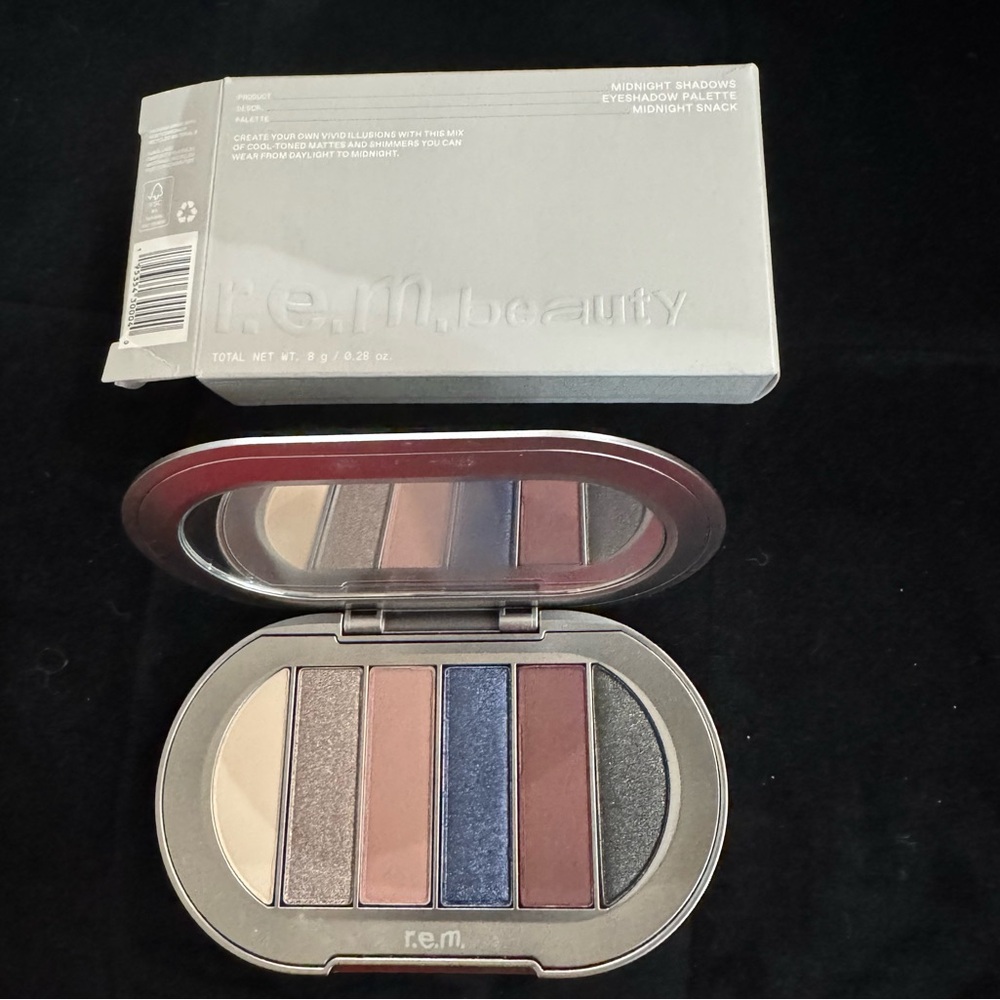 NIB REM Beauty Midnight Shadows Eyeshadow Palette in Midnight Snack